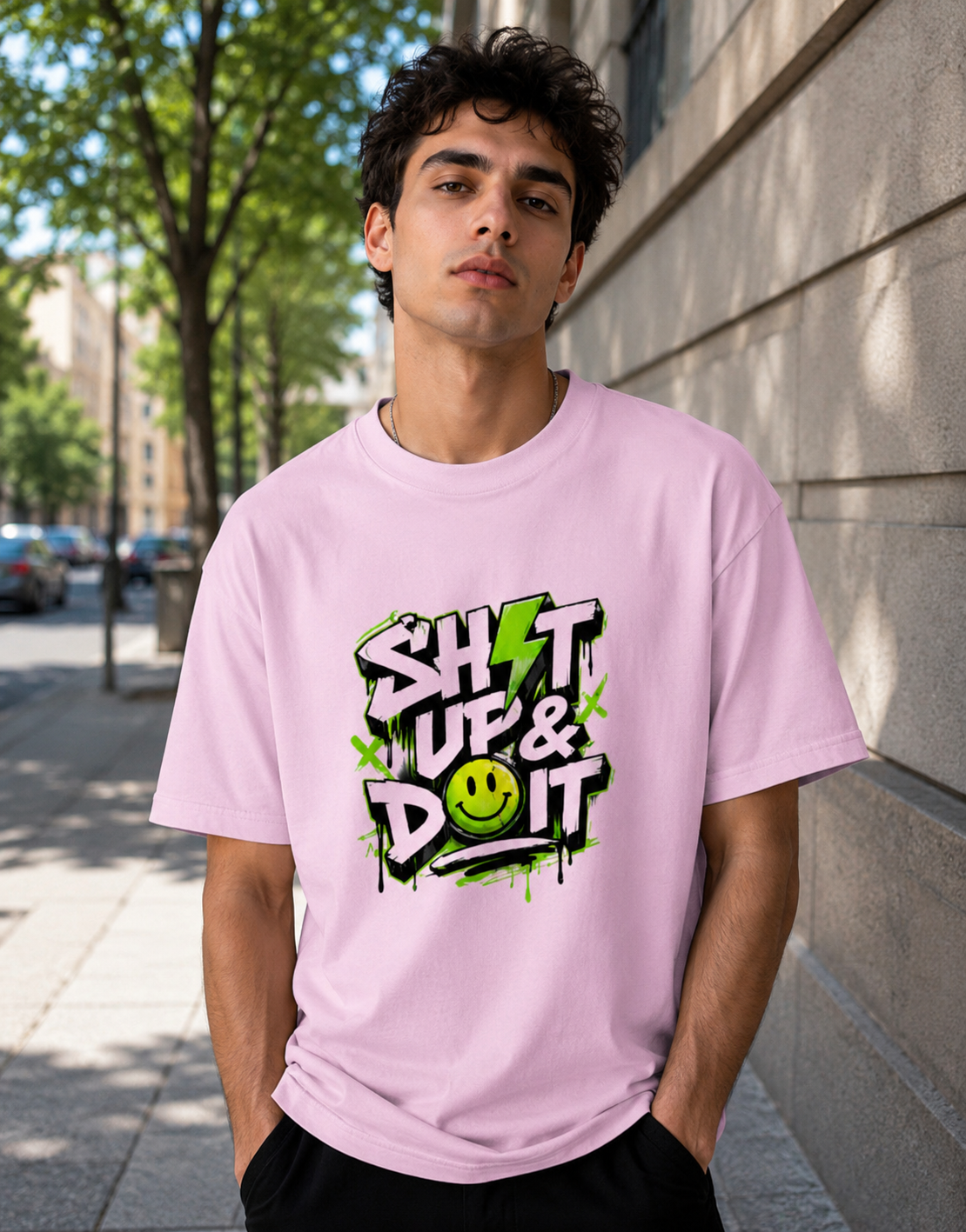 SHUT UP & DO IT Oversized Standard T-Shirt