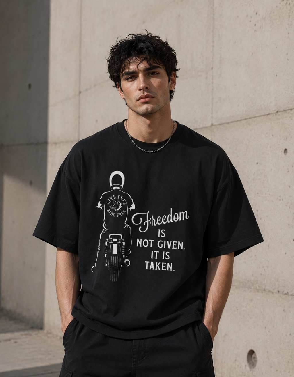 Freedom - Terry Oversized Tee
