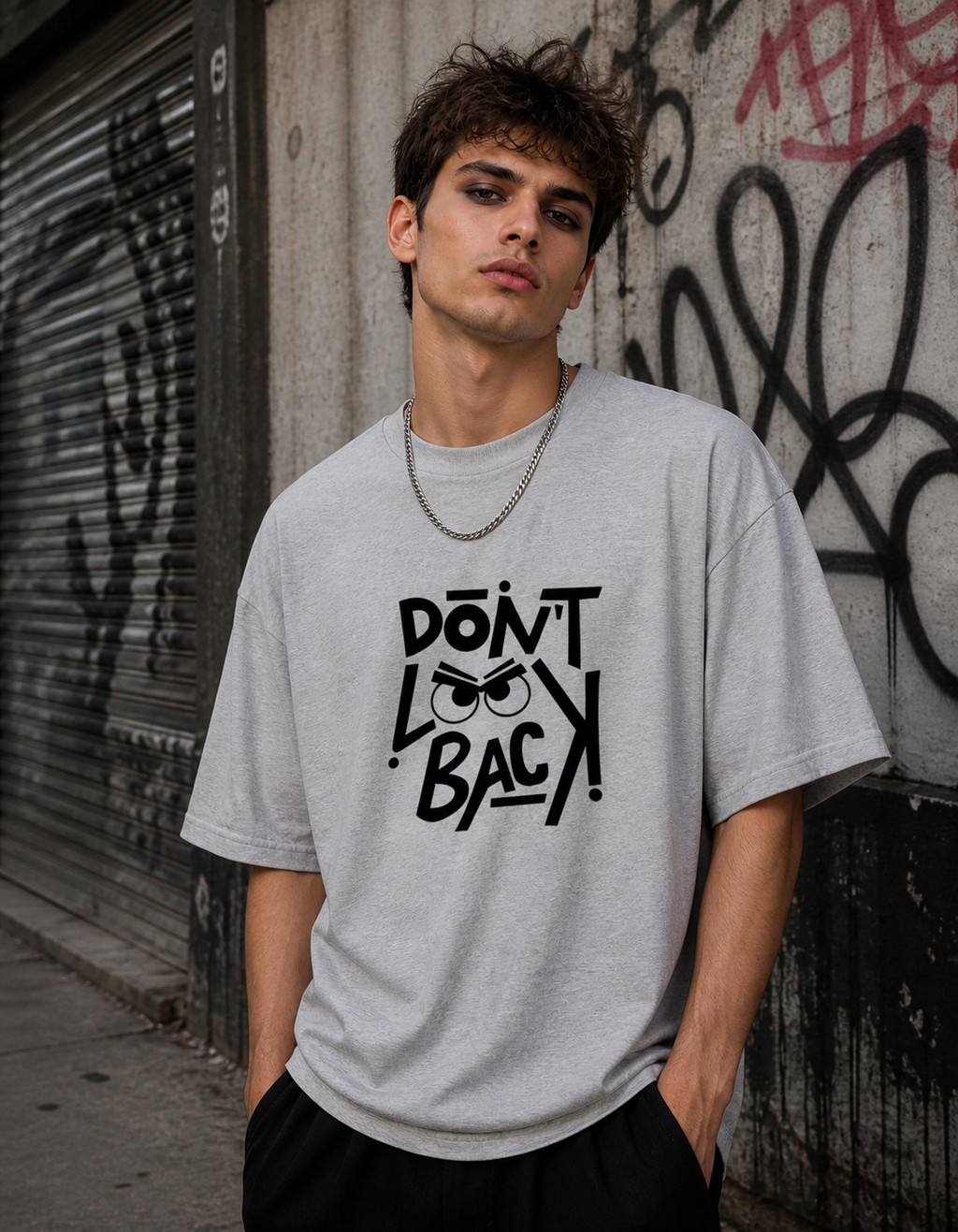 Don't Look Back! Oversized T-Shirt