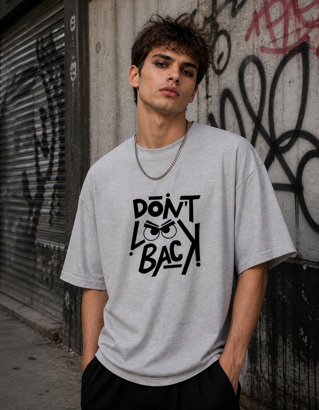 Don't Look Back! Oversized T-Shirt