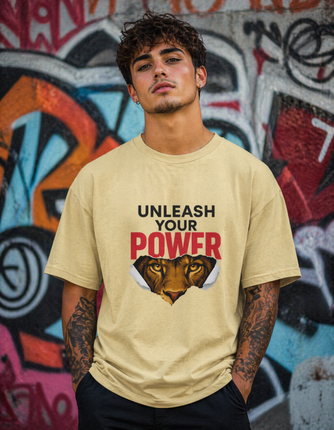 Unleash Your Power Oversized Standard T-Shirt