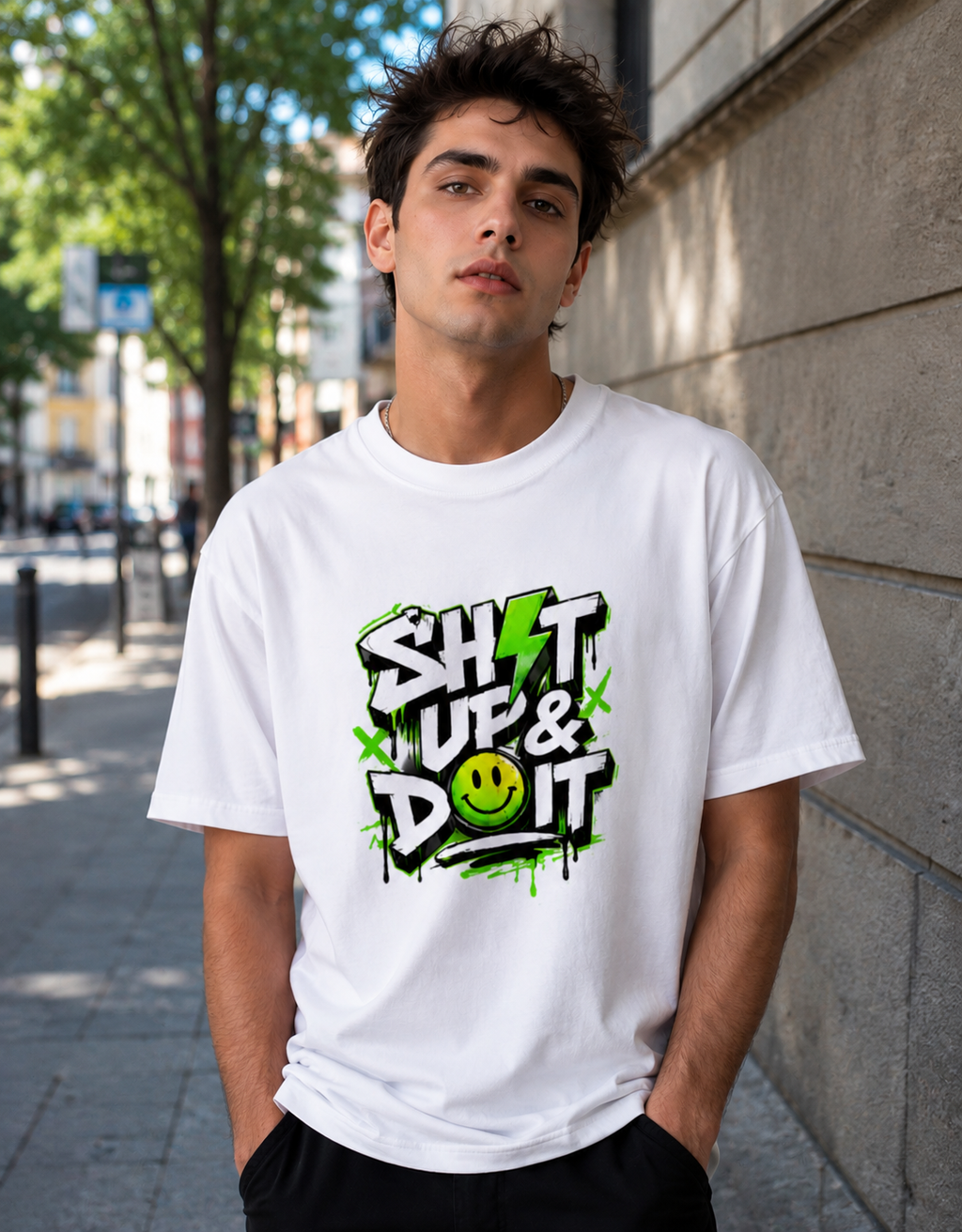 SHUT UP & DO IT Oversized Standard T-Shirt