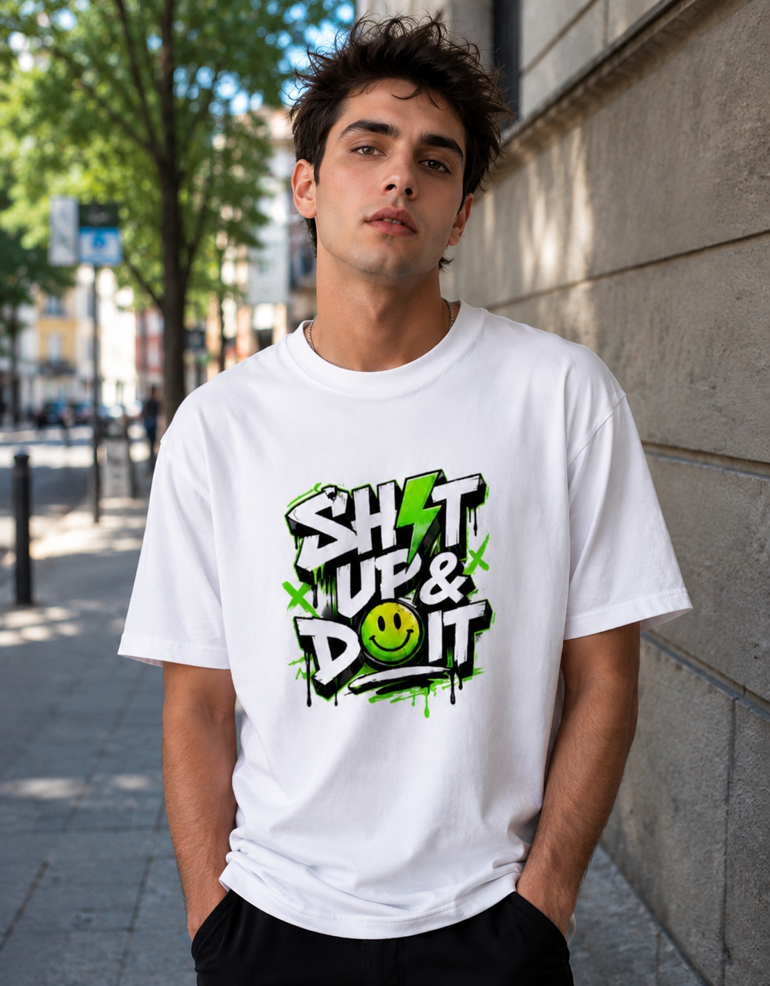 SHUT UP & DO IT Oversized Standard T-Shirt