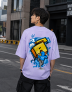 CRISIS - Back and Front Terry Oversized Tee