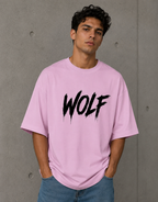 WOLF - Back and Front Terry Oversized Tee