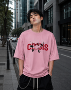 CRISIS - Back and Front Terry Oversized Tee