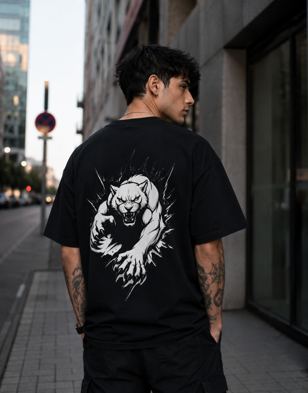 Unmatched - Front and Back Terry Oversized Tee