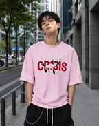 CRISIS - Back and Front Terry Oversized Tee