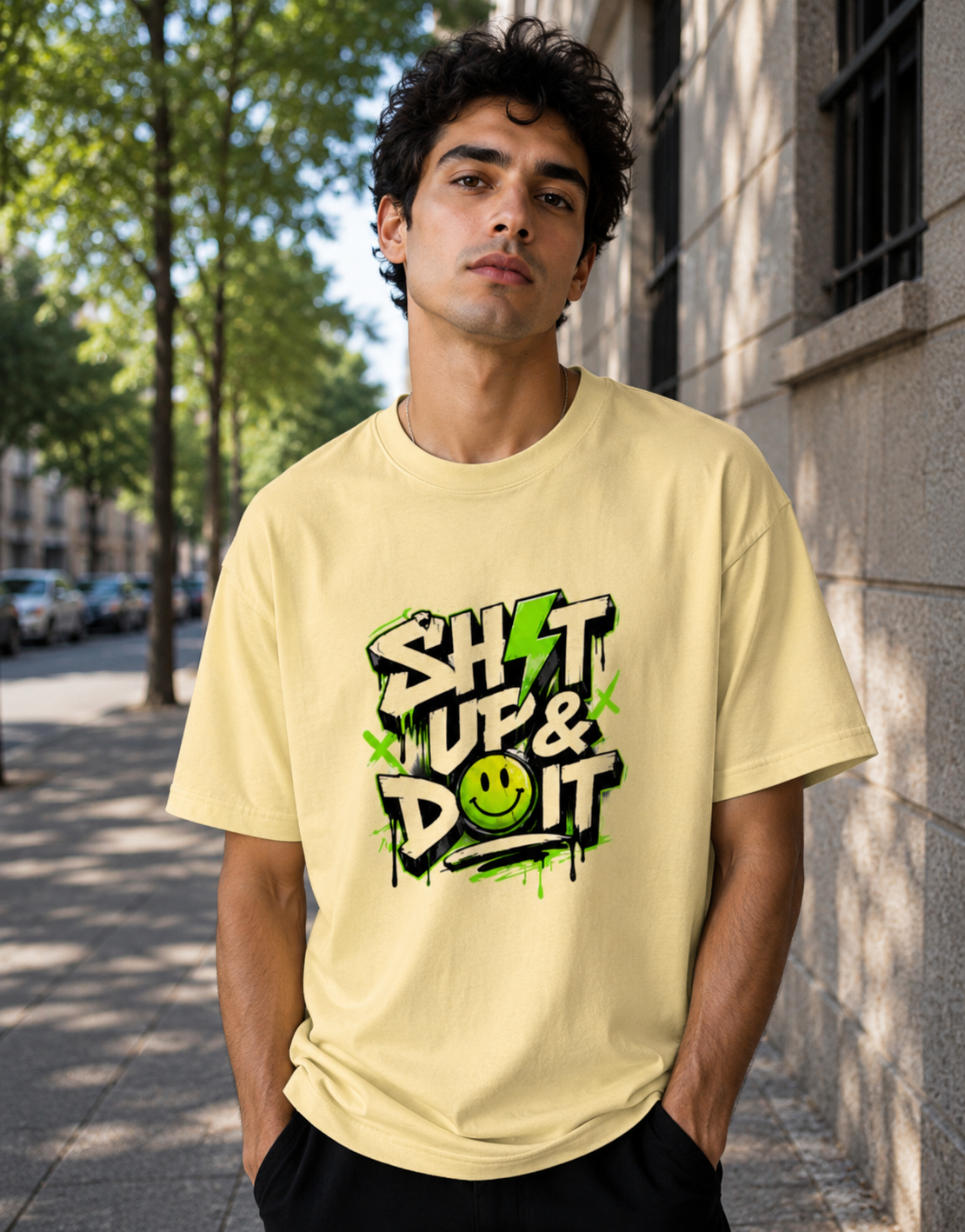 SHUT UP & DO IT Oversized Standard T-Shirt