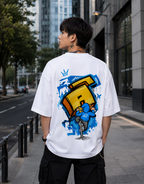 CRISIS - Back and Front Terry Oversized Tee