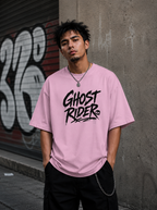Ghost Rider - Back and Front Terry Oversized Tee