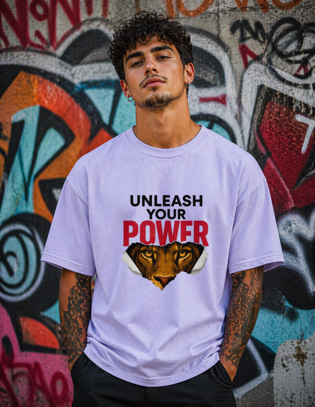 Unleash Your Power Oversized Standard T-Shirt