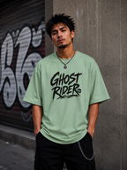Ghost Rider - Back and Front Terry Oversized Tee