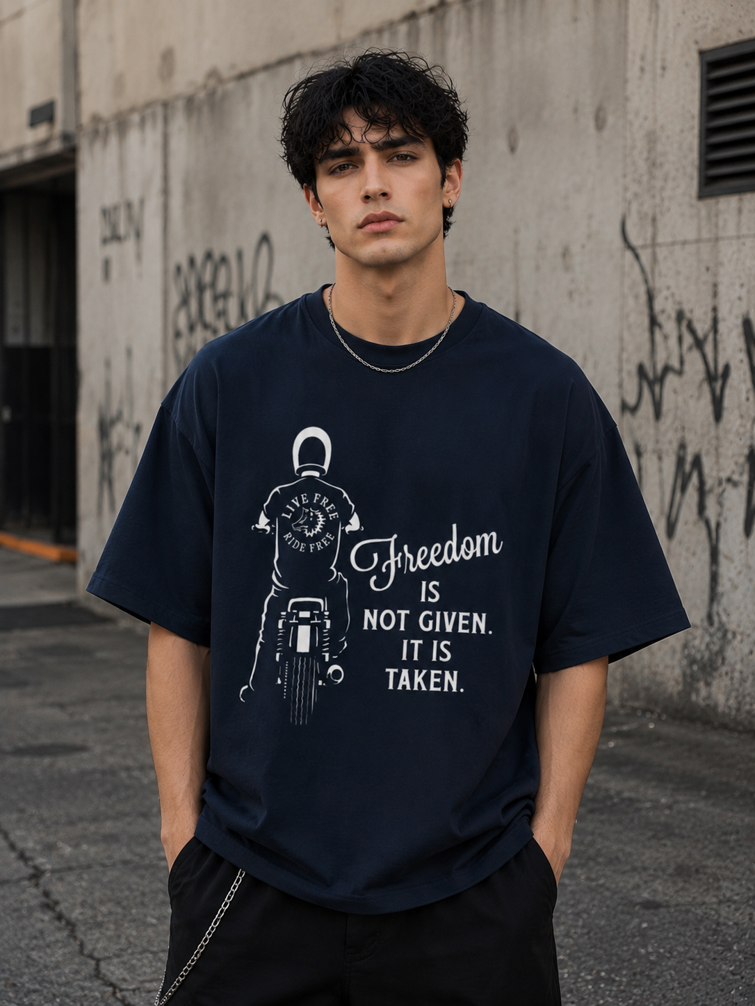 Freedom - Terry Oversized Tee