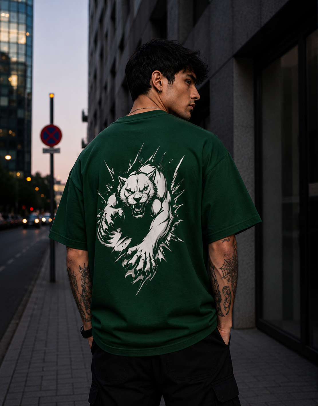 Unmatched - Front and Back Terry Oversized Tee