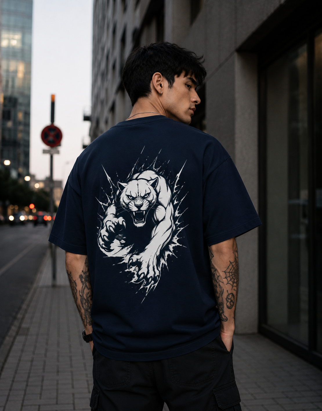 Unmatched - Front and Back Terry Oversized Tee