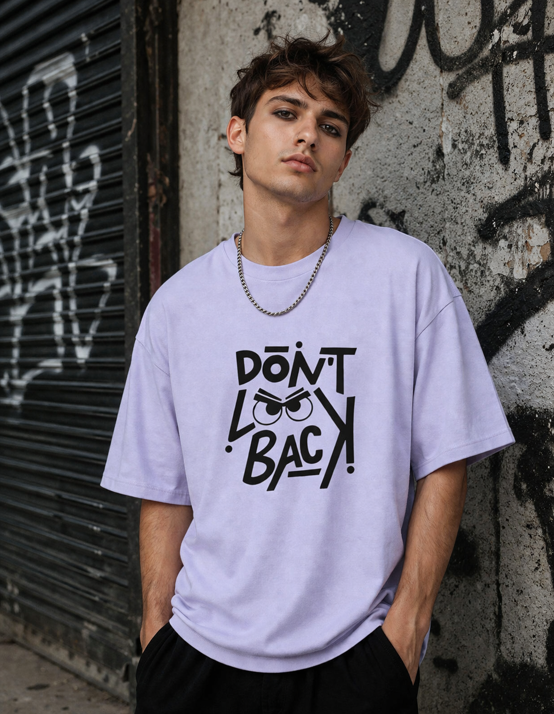 Don't Look Back! Oversized T-Shirt