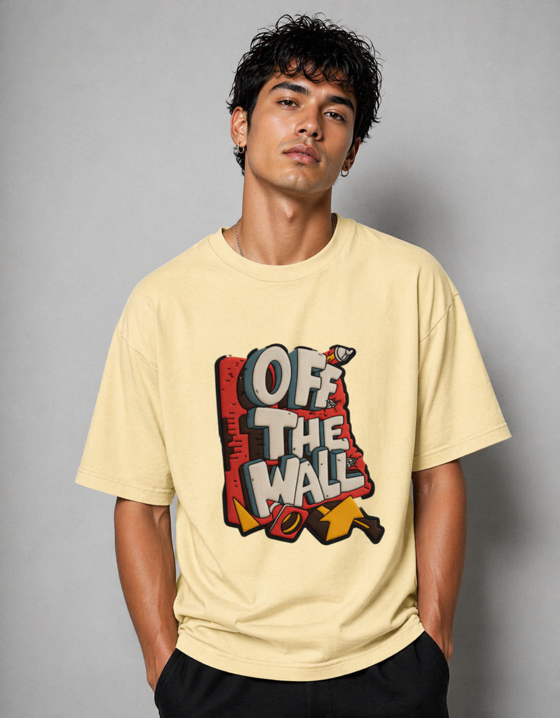 OFF THE WALL Oversized Standard T-Shirt