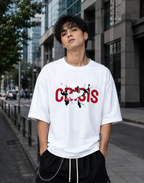 CRISIS - Back and Front Terry Oversized Tee