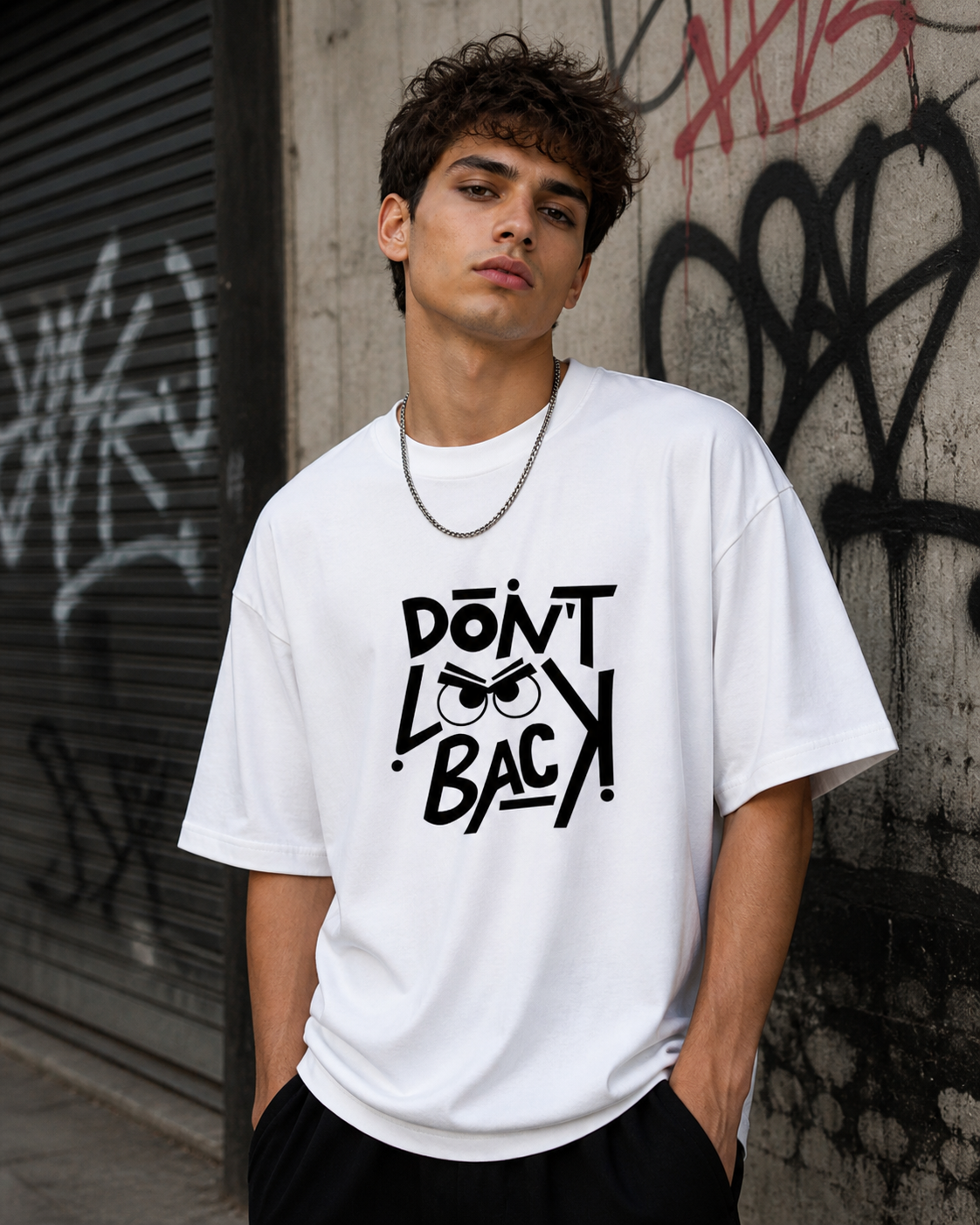 Don't Look Back! Oversized T-Shirt