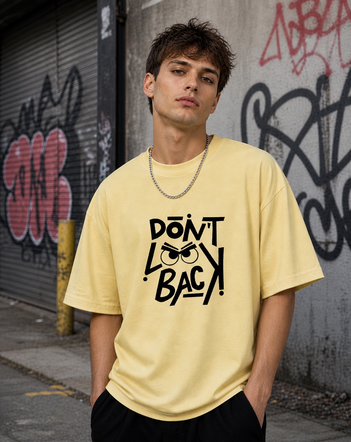 Don't Look Back! Oversized T-Shirt