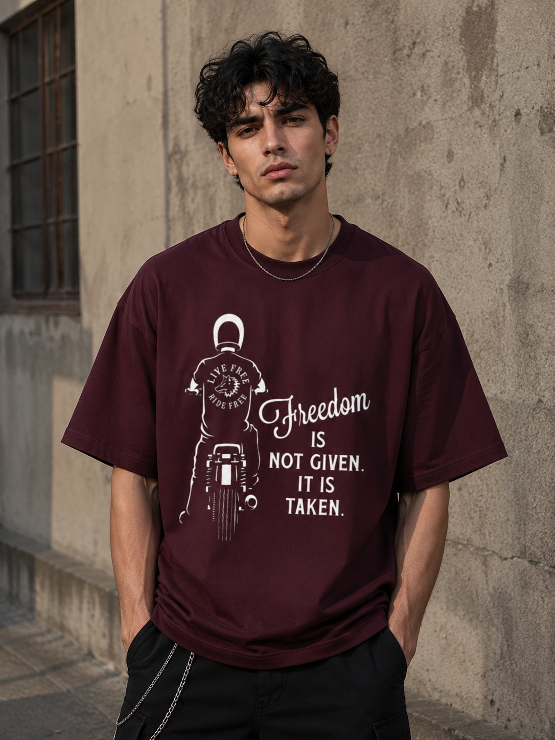 Freedom - Terry Oversized Tee