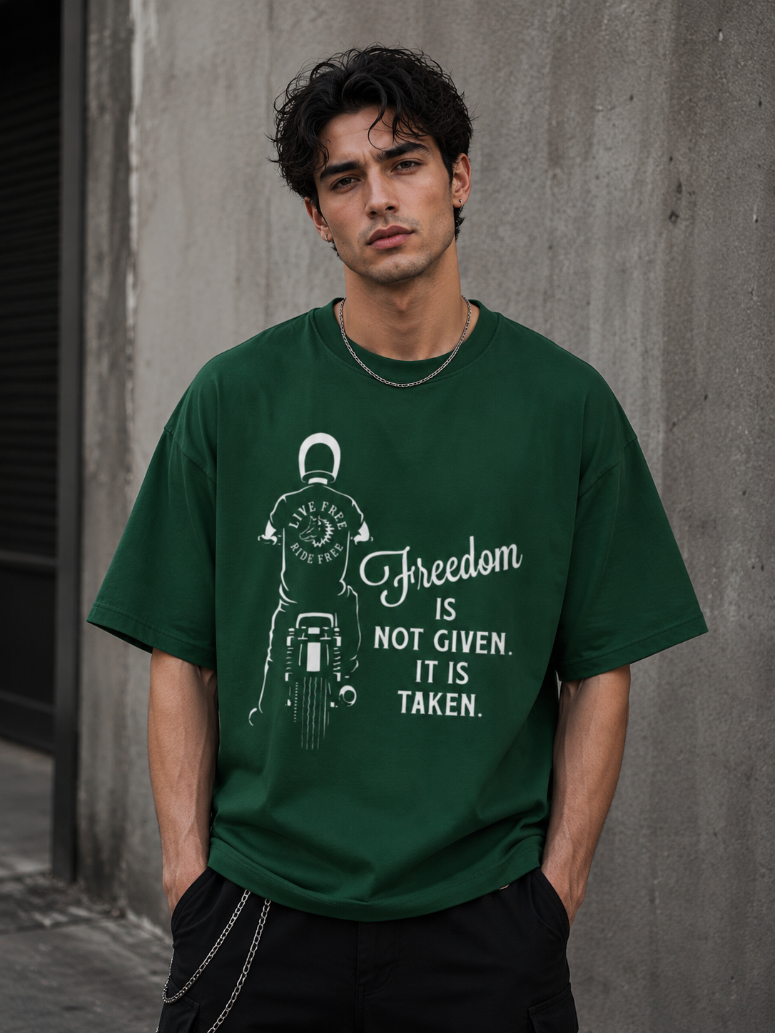 Freedom - Terry Oversized Tee