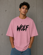 WOLF - Back and Front Terry Oversized Tee