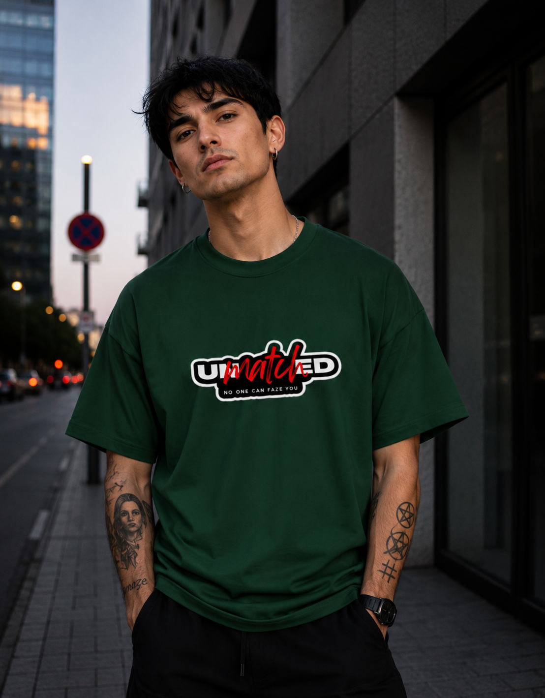 Unmatched - Front and Back Terry Oversized Tee